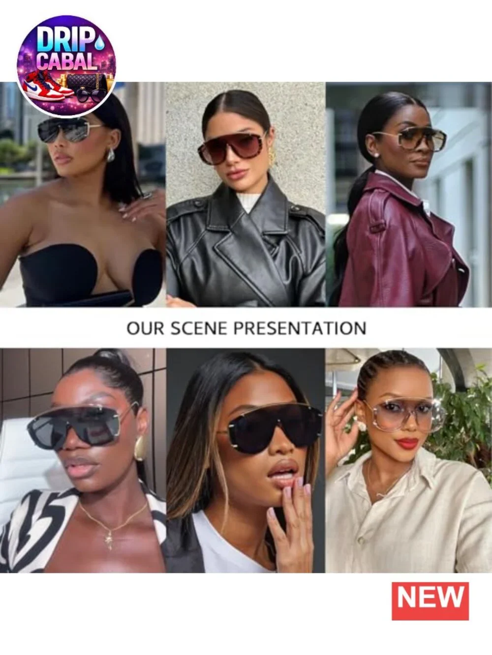 Oversized Retro Shield Sunglasses Women UV400 Protection One Piece Lens